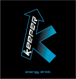 K KEEPER ENERGY DRINK logo