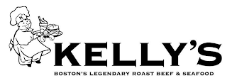 K KELLY'S BOSTON'S LEGENDARY ROAST BEEF & SEAFOOD logo