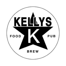 K KELLYS FOOD PUB BREW logo