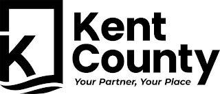 K KENT COUNTY YOUR PARTNER, YOUR PLACE logo