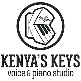 K KENYA'S KEYS VOICE & PIANO STUDIO logo