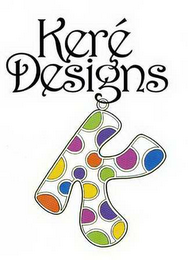 K KERE DESIGNS logo