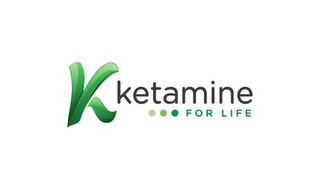 K KETAMINE FOR LIFE logo