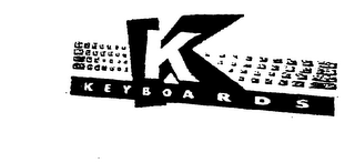 K KEYBOARDS logo