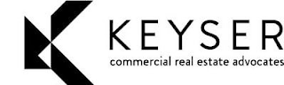 K KEYSER COMMERCIAL REAL ESTATE ADVOCATES logo