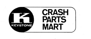 K KEYSTONE CRASH PARTS MART logo