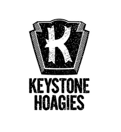 K KEYSTONE HOAGIES logo