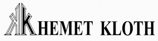 K KHEMET KLOTH logo