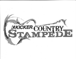 K KICKER COUNTRY STAMPEDE logo