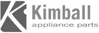 K KIMBALL APPLIANCE PARTS logo
