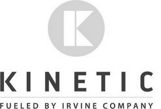 K KINETIC FUELED BY IRVINE COMPANY logo