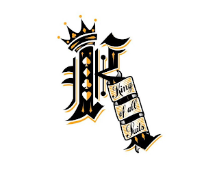 K KING OF ALL SUITS logo