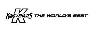 K KING OF SHAVES THE WORLD'S BEST logo