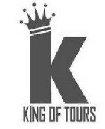K KING OF TOURS logo