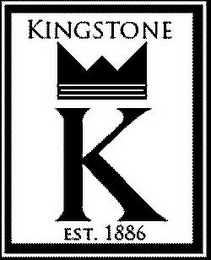 K KINGSTONE K EST. 1886 logo
