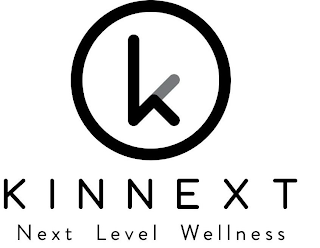 K KINNEXT AND NEXT LEVEL WELLNESS logo
