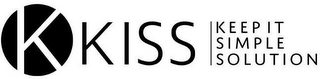 K KISS | KEEP IT SIMPLE SOLUTION logo
