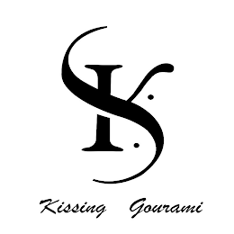 K KISSING GOURAMI logo