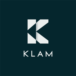 K KLAM logo