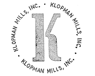 K KLOPMAN MILLS INC. logo