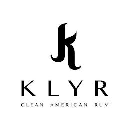 K KLYR CLEAN AMERICAN RUM logo