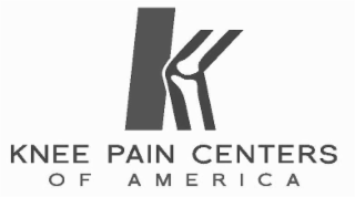 K KNEE PAIN CENTERS OF AMERICA logo