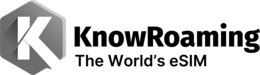 K KNOWROAMING THE WORLD'S ESIM logo