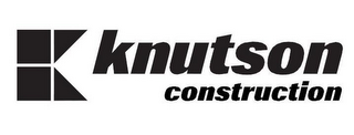 K KNUTSON CONSTRUCTION logo
