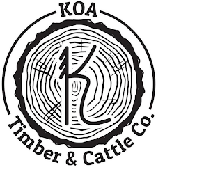 K KOA TIMBER & CATTLE CO. logo