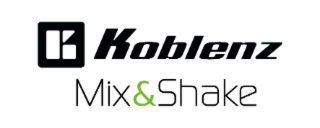 K KOBLENZ MIX & SHAKE logo