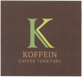 K KOFFEIN COFFEE TERRITORY logo