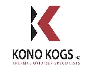 K KONO KOGS INC THERMAL OXIDIZER SPECIALISTS logo