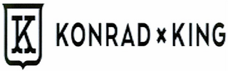 K KONRAD X KING logo