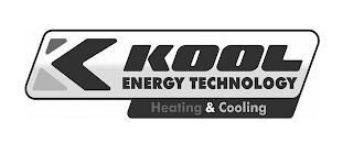 K KOOL ENERGY TECHNOLOGY HEATING & COOLING logo