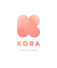 K KORA KNOW YOUR HEART logo