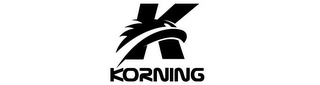 K KORNING logo
