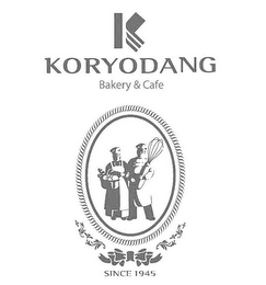 K KORYODANG BAKERY & CAFE SINCE 1945 logo
