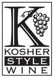 K KOSHER STYLE WINE logo