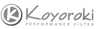 K KOYOROKI PERFORMANCE FILTER logo