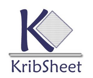 K KRIBSHEET logo