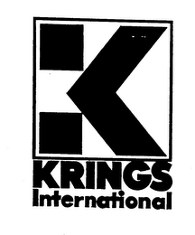 K KRINGS INTERNATIONAL logo
