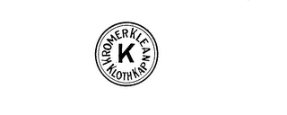K KROMER KLEAN KLOTH KAP logo