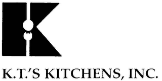 K K.T.'S KITCHENS, INC. logo