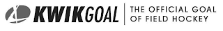 K KWIKGOAL THE OFFICIAL GOAL OF FIELD HOCKEY logo