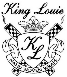K L KING LOUIE HAND WOVEN WRAPS logo