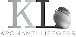 K, L, KROMANTI LIFEWEAR logo