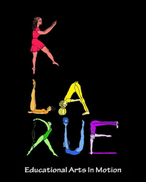 K LA RUE EDUCATIONAL ARTS IN MOTION logo
