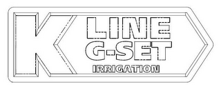K LINE G-SET IRRIGATION logo