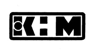 K M logo