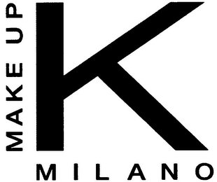 K MAKE UP MILANO logo